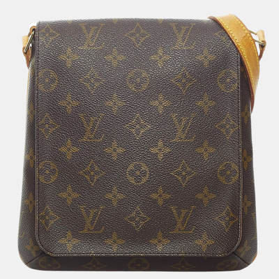 Brown Louis Vuitton Monogram Musette Salsa Short Strap Bag – Designer  Revival