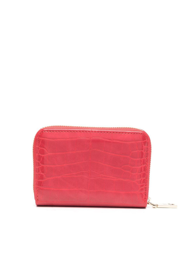 Shop Love Moschino Women's Red Other Materials Wallet