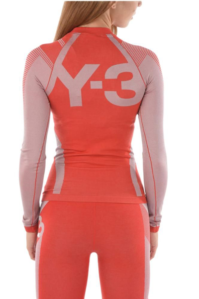 Shop Adidas Y-3 Yohji Yamamoto Women's Orange T-shirt