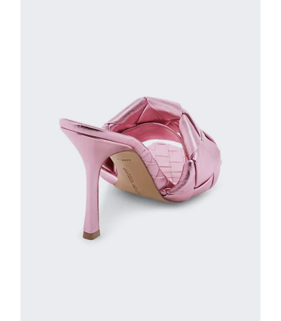 Shop Bottega Veneta Lido Mule Sandal In Azalea Pink