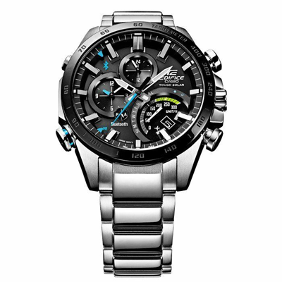 Pre-owned Casio Edifice Eqb-501xdb-1ajf Smartphone Link Model Sport Solar Men's Watch