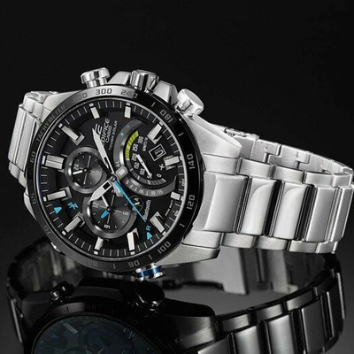 Pre-owned Casio Edifice Eqb-501xdb-1ajf Smartphone Link Model Sport Solar Men's Watch