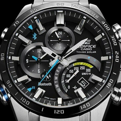 Pre-owned Casio Edifice Eqb-501xdb-1ajf Smartphone Link Model Sport Solar Men's Watch