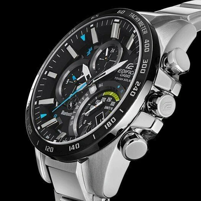Pre-owned Casio Edifice Eqb-501xdb-1ajf Smartphone Link Model Sport Solar Men's Watch