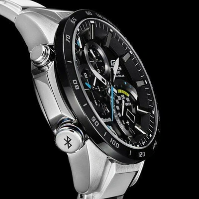 Pre-owned Casio Edifice Eqb-501xdb-1ajf Smartphone Link Model Sport Solar Men's Watch