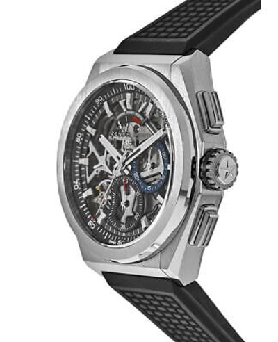 Pre-owned Zenith Defy El Primero 21 Skeleton Men's Watch 95.9000.9004/78.r782