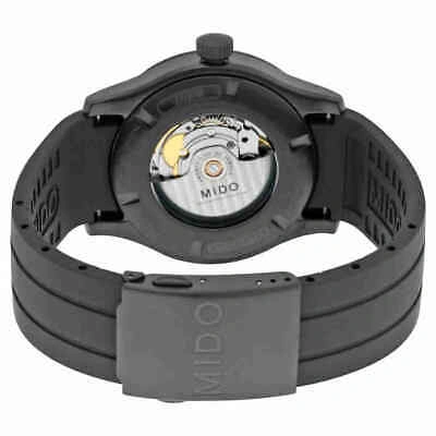 Pre-owned Mido Multifort Automatic Black Dial Men's Watch M0054303705180