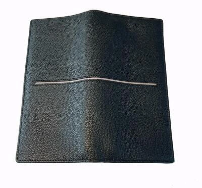 Pre-owned Tod's Men's Pebbled Black Leather Vertical Pocket Wallet Xamachb7300gf100v1