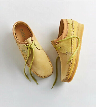 Pre-owned Clarks Levi's Vintage X  Originals Men's Leather Weaver Shoes Boots Rare 9 In Yellow