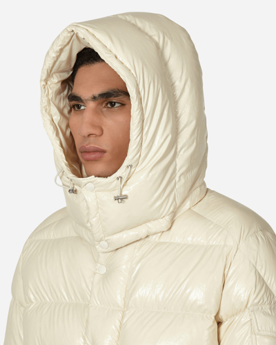 Moncler Maya 70 Short Down Jacket In Beige