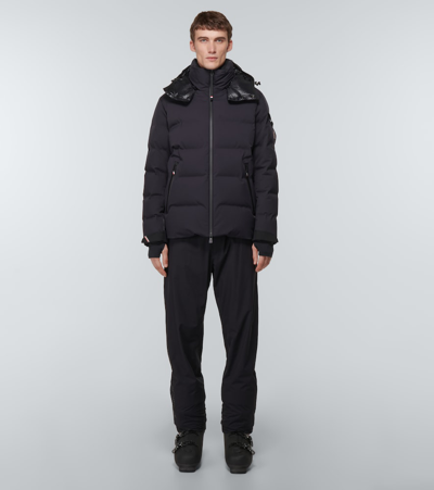 Shop Moncler Montgetech Down-padded Jacket In Blue