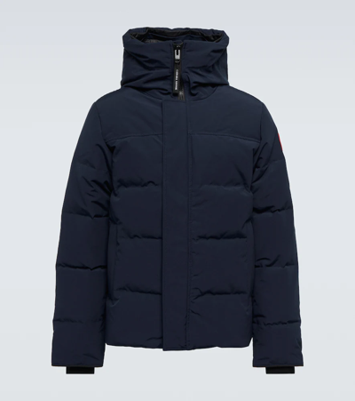 Shop Canada Goose Macmillan Parka Jacket In Atlantic Navy