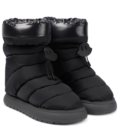 Shop Moncler Gaia Padded Ankle Boots In Black