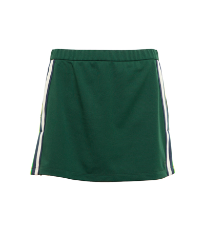 Shop Tory Sport Tennis Miniskirt In Conifer Ivory