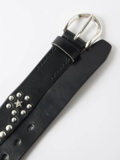 Our Legacy Black Star Fall Studded Leather Belt | ModeSens