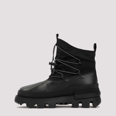 Shop Moncler Mallard Ankle Boots Shoes In Black