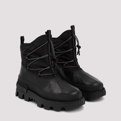 Shop Moncler Mallard Ankle Boots Shoes In Black