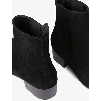 Shop The Kooples Women's Bla01 Suede Heeled Ankle Boots