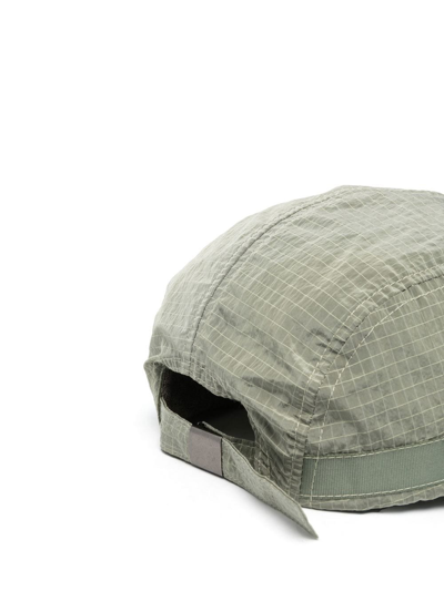 Shop Orlebar Brown Panelled Cotton Cap In Green