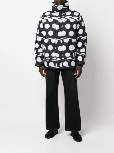 Etudes Studio Polaris Graphic-print Padded Jacket In Schwarz