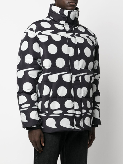 Etudes Studio Polaris Graphic-print Padded Jacket In Schwarz