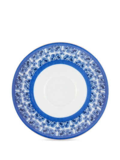 Shop Dolce & Gabbana Blu Mediterraneo Espresso Set In White