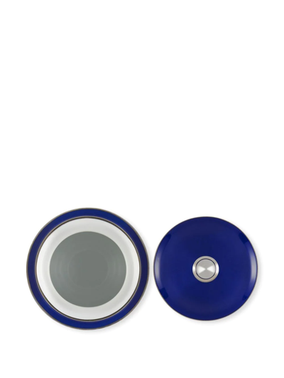Dolce & Gabbana Porcelain Sugar Bowl In Blue
