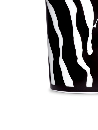 Shop Dolce & Gabbana Zebra Porcelain Cup In White