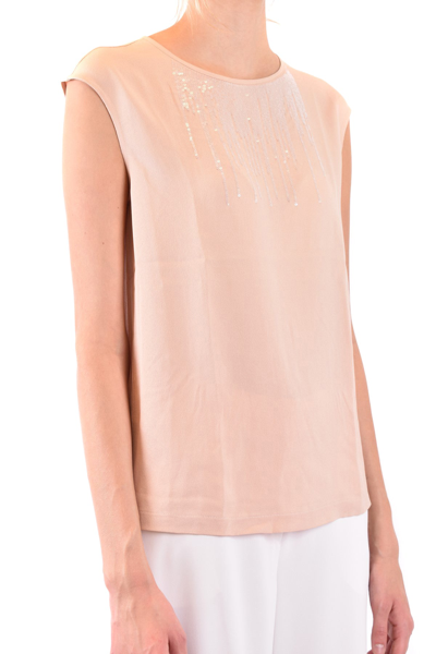 Shop Fabiana Filippi Top In Pink