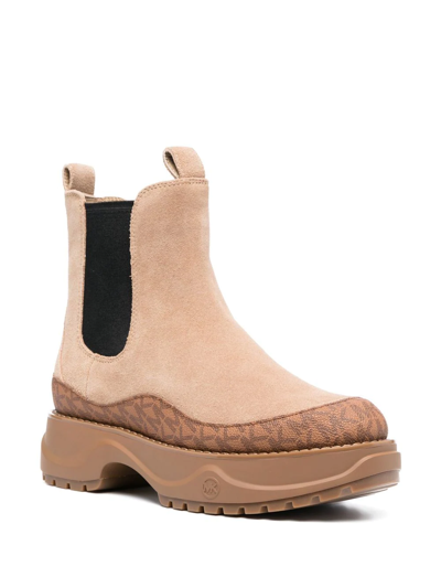 Michael Michael Kors Dupree Ankle Boots In Nude