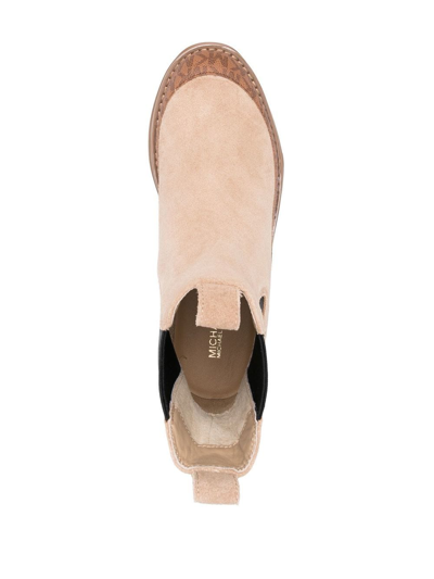 Michael Michael Kors Dupree Ankle Boots In Nude