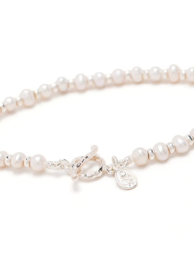 Dower & Hall Freshwater Pearl Bracelet In White