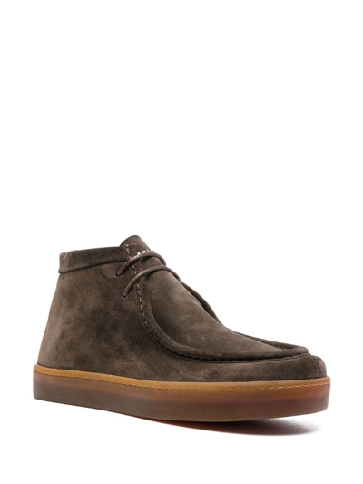 Shop Henderson Baracco Miguel Lace-up Boots In Grün