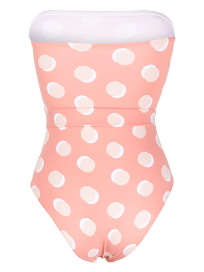 Shop Eres Nuit Lune One-piece Swimsuit In Pink