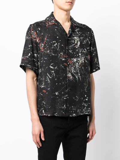 Buy Shirts Amiri paint splatter bowling shirt (MSS034-056)