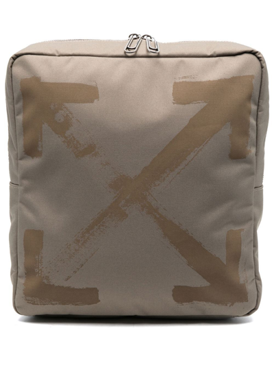 Shop Off-white Arrows-print Backpack In Green