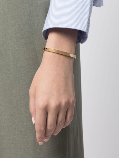 Shop Hestia Meghan Bangle Bracelet In Gold