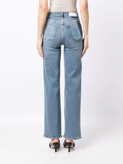 Shop Re/done High-rise Loose Jeans In Blue