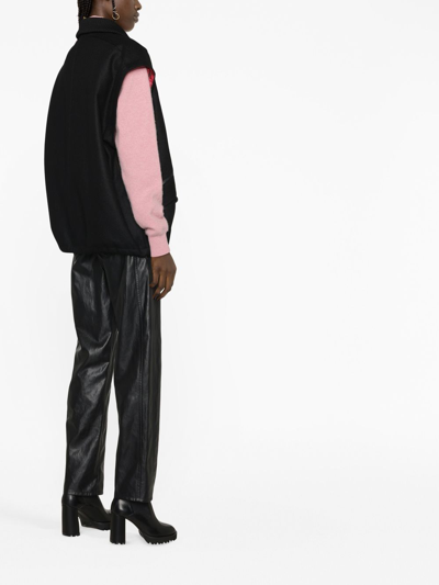 Isabel Marant Button-fastening Sleeveless Jacket In Schwarz