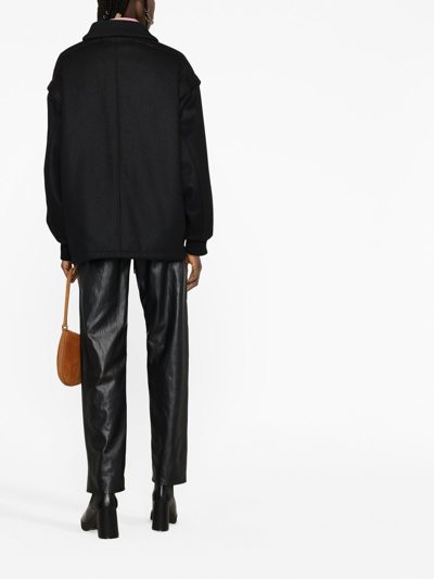 Isabel Marant Button-fastening Sleeveless Jacket In Schwarz