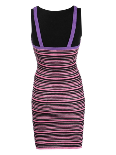 Cormio Olivia Striped Dress In Rosa