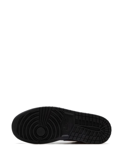Shop Jordan Air  1 Low "white Toe" Sneakers In 063 Black/fire Red-white