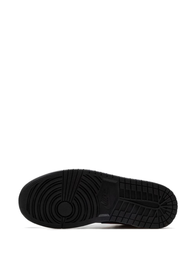 Jordan Air  1 Low Sneakers In 063 Black/fire Red-white