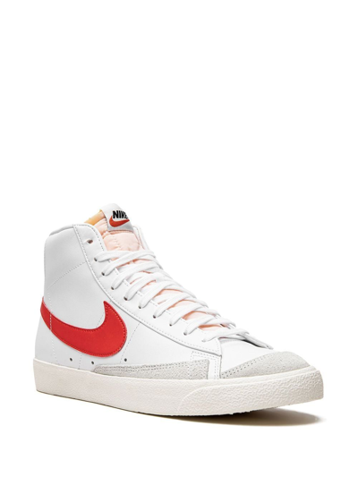 Nike Blazer Mid '77 Vintage "mismatched Swoosh Blue In White