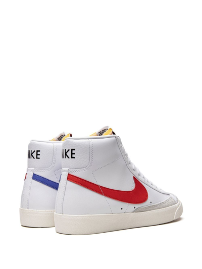 Nike Blazer Mid '77 Vintage "mismatched Swoosh Blue In White