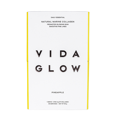 Shop Vida Glow Natural Marine Collagen Sachets, Supplements, Pineapple