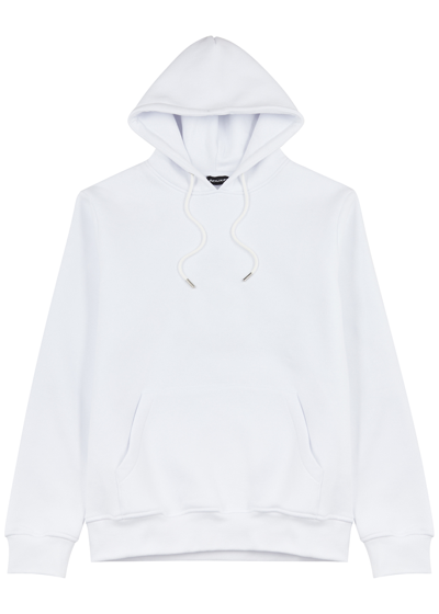 BENJART EMBLEM SPLASH HOODED COTTON-BLEND SWEATSHIRT 