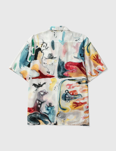 Shop Endless Joy Pipe Dream Short Sleeve Shirt In Multicolor