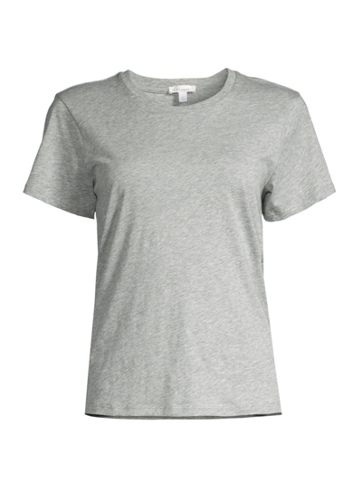 Shop Skin Women's Carly Pima Cotton T-shirt In Heather Grey