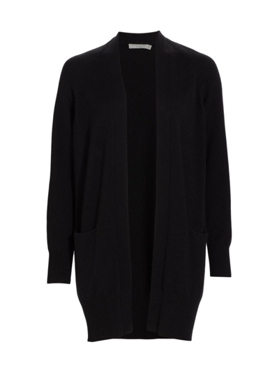 Shop Vince Women's Shawl Collar Cardigan In Black